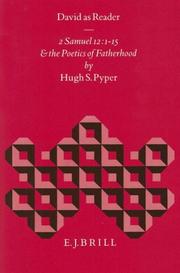 Cover of: David as reader: 2 Samuel 12:1-15 and the poetics of fatherhood