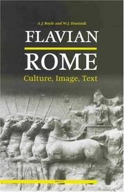Cover of: Flavian Rome: culture, image, text