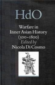 Cover of: Warfare in inner Asian history: 500-1800