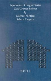 Apollonius of Perga's Conica by Michael N. Fried