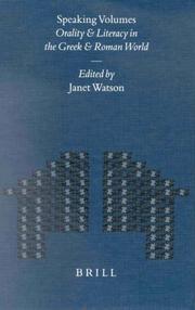 Speaking volumes by Janet Watson
