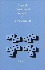 Cover of: Capital punishment in Japan