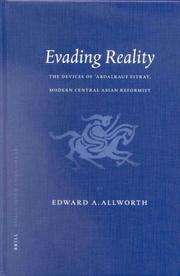 Cover of: Evading reality: the devices of ʻAbdalrauf Fitrat, modern Central Asian reformist