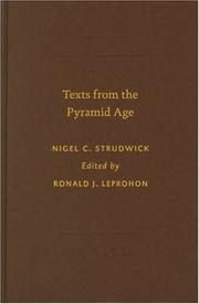 Texts from the pyramid age
