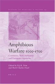 Cover of: Amphibious Warfare 1000-1700 (History of Warfare) (History of Warfare)