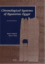 Cover of: Chronological Systems of Byzantine Egypt