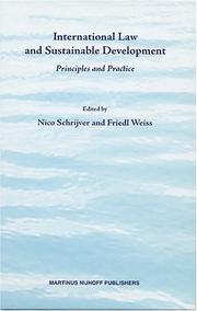 International law and sustainable development : principles and practice