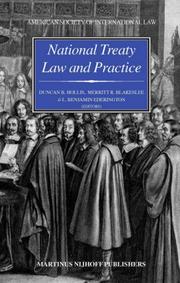 Cover of: National Treaty Law and Practice: Dedicated to the Memory of Monroe Leigh