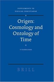 Cover of: Origen: Cosmology and Ontology of Time (Supplements to Vigiliae Christianae) (Supplements to Vigiliae Christianae)