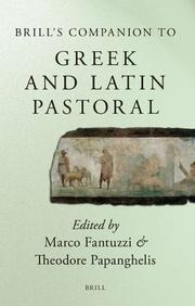 Cover of: Brill's Companion to Greek and Latin Pastoral (Brill's Companions in Classical Studies)