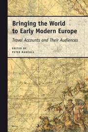 Cover of: Bringing the World to Early Modern Europe | Peter Mancall