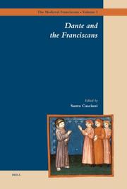 Cover of: Dante and the Franciscans (The Medieval Franciscans)