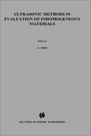 Ultrasonic methods in evaluation of inhomogeneous materials