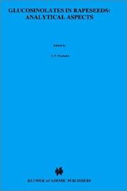 Glucosinolates in rapeseeds : analytical aspects : proceedings of a seminar in the CEC Programme of Research on Plant Productivity, held in Gembloux, (Belgium), 1-3 October 1986