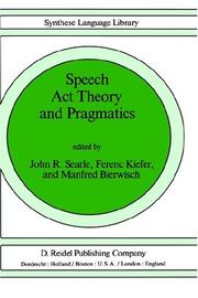 Speech act theory and pragmatics