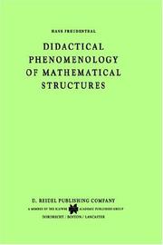 Didactical phenomenology of mathematical structures