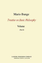 Cover of: Treatise on Basic Philosophy: Volume 7: Epistemology and Methodology III: Philosophy of Science and Technology Part I: Formal and Physical Sciences Part ... Technology (Treatise on Basic Philosophy)