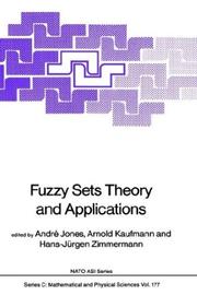 Fuzzy sets theory and applications