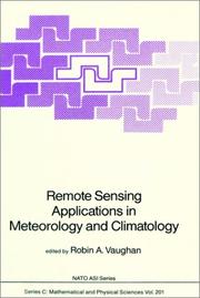 Remote sensing applications in meteorology and climatology