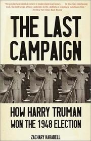 Cover of: The Last Campaign by Zachary Karabell