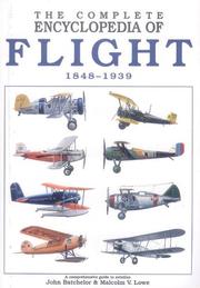 Cover of: The Complete Encyclopedia of Flight: 1848-1939