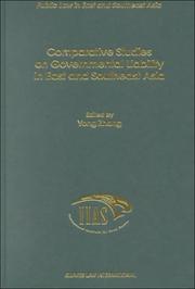 Comparative studies on governmental liability in East and Southeast Asia