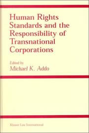 Human rights standards and the responsibility of transnational corporations