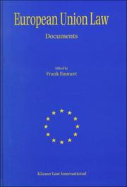 European Union law: documents