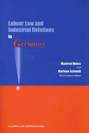 Labour law and industrial relations in Germany