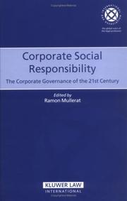 Corporate social responsibility : the corporate governance of the 21st century