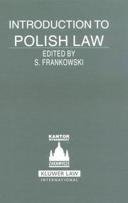 Cover of: Introduction to Polish Law