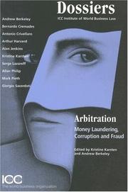 Arbitration : money laundering, corruption and fraud