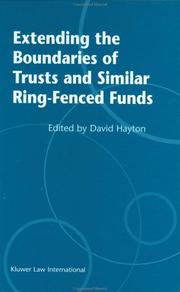 Cover of: Extending the Boundaries of Trusts and Similar Ring-Fenced
