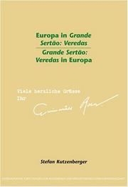Cover of: Europa in Grande Sertão: Veredas Grande Sertão: Veredas in Europa (Internationale Forschungen zur Allgemeinen und Vergleichenden Literaturwissenschaft 85)