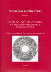 Cover of: Punic Antiquities of Malta and Other Ancient Artefacts Held in Private Collections, 2 (Ancient Near Eastern Studies)