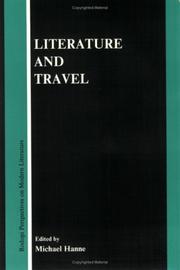 Cover of: Literature and travel