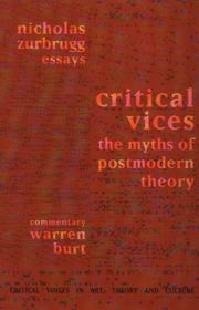 Critical vices : the myths of postmodern theory