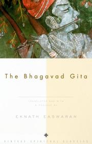Cover of: The Bhagavad Gita by Eknath Easwaran
