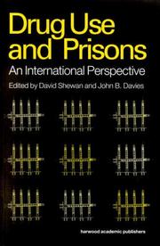 Cover of: Drug use and prisons: an international perspective
