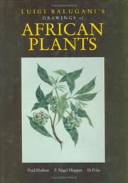 Cover of: Luigi Balugani's Drawings of African Plants