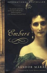 Cover of: Embers by Sándor Márai