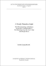 Cover of: Steady Flameless Light | Annika Ljung-Baruth