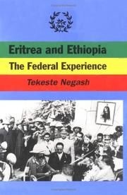 Eritrea and Ethiopia by Tekeste Negash