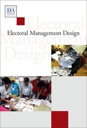 Cover of: Electoral Management Design (International IDEA Handbooks series)