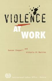Cover of: Violence at work
