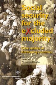 Social security for the excluded majority : case studies of developing countries