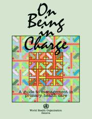 Cover of: On being in charge by Rosemary McMahon