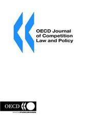 Cover of: OECD Journal of Competition Law and Policy: Volume 1 Issue 3