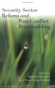 Cover of: Security sector reform and post-conflict peacebuilding
