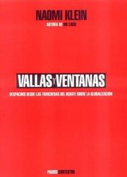 Cover of: Vallas Y Ventanas
